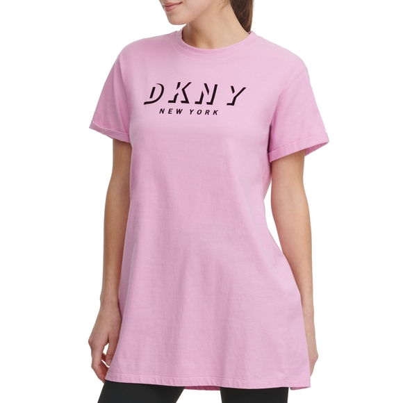 DKNY Womens Shadow Logo Dress Size Medium - Picture 1 of 2